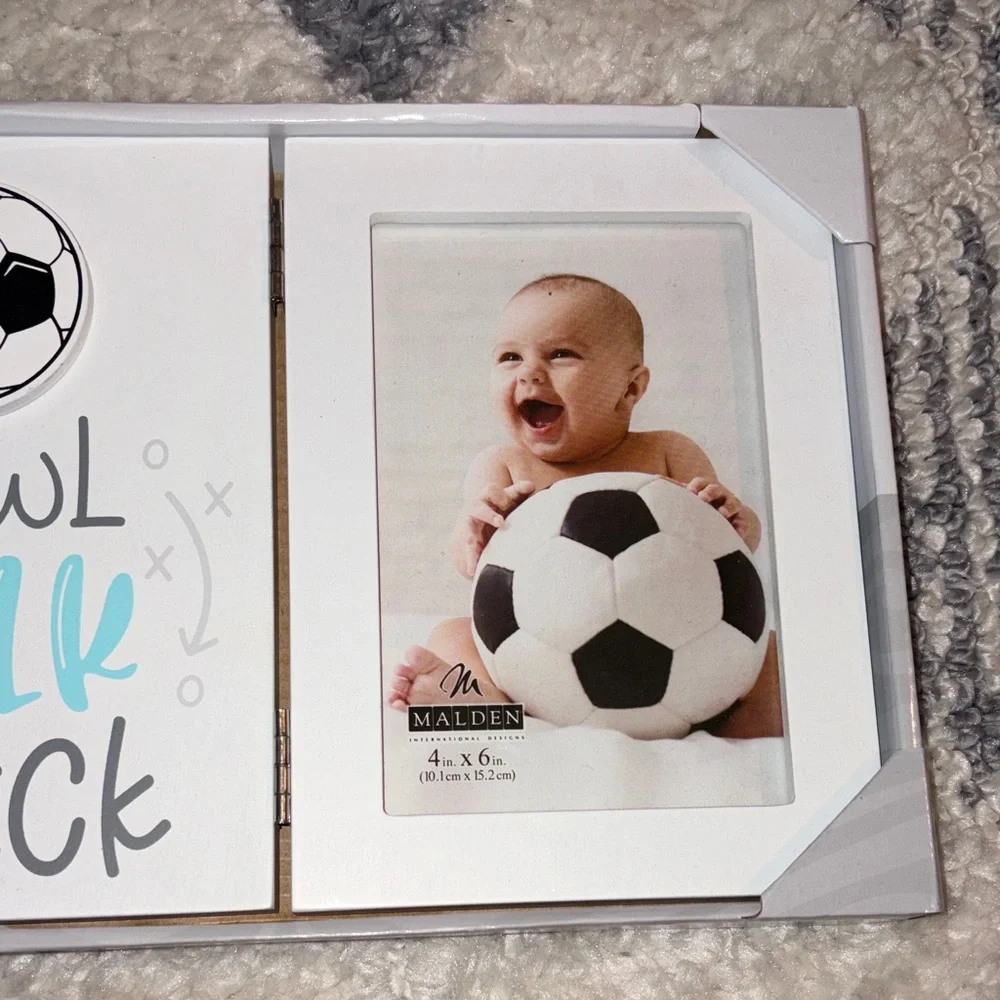 Malden Soccer Themed Photo Frame: Crawl, Walk, Kick